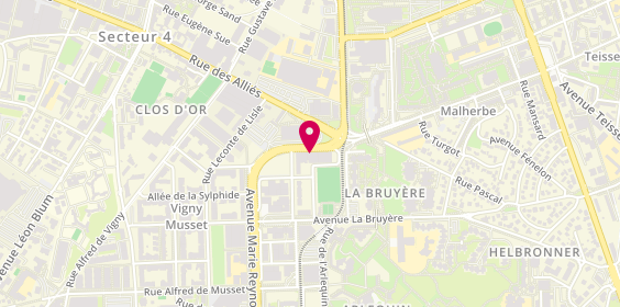 Plan de CORNIERE Valérie, 3 Avenue Marie Reynoard, 38100 Grenoble