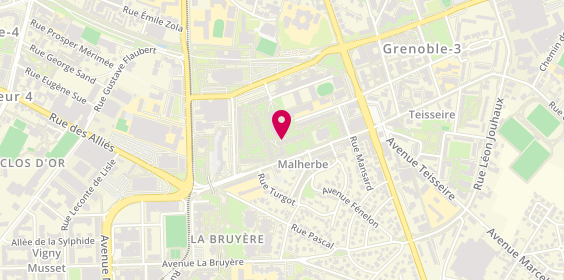 Plan de BAETZ Valentin, 30 Place Louis Jouvet, 38000 Grenoble
