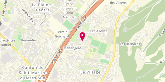 Plan de ROUSSET Cécile, 22 Rue Malfangeat, 38400 Saint-Martin-d'Hères
