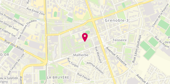 Plan de BELLAL Samira, 14 Place Louis Jouvet, 38100 Grenoble
