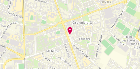 Plan de LE SAUX Arnaud, 53 Rue Georges de Manteyer, 38000 Grenoble