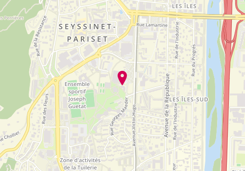 Plan de VIRON Lila, 62 Rue de la Fauconniere, 38170 Seyssinet-Pariset