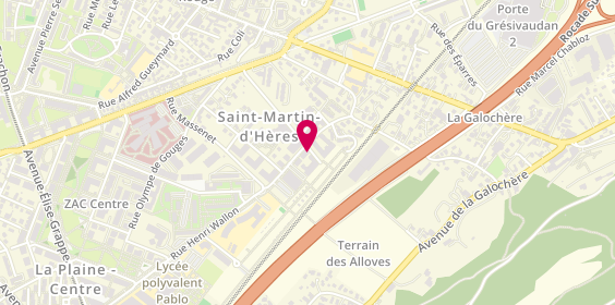 Plan de WEIDMANN Audrey, 15 Rue Alphonse Daudet, 38400 Saint-Martin-d'Hères