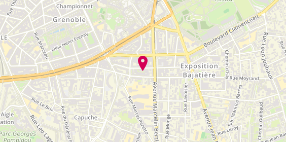 Plan de HOURDE Antoine, 31 Rue du Colonel Bougault, 38100 Grenoble
