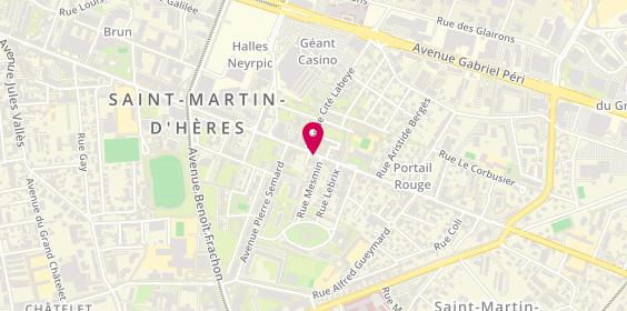 Plan de BOGGETTO Jonathan, 166 Avenue Ambroise Croizat, 38400 Saint-Martin-d'Hères