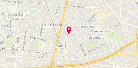 Plan de GÉRARDIN Caroline, 51 Rue Thiers, 38000 Grenoble