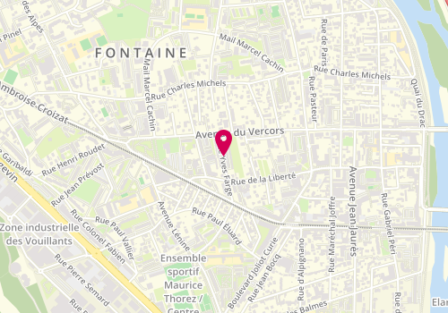 Plan de WALCZAK Céline, 18 Rue Yves Farges, 38600 Fontaine