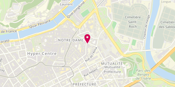 Plan de MAURIN Véronique, 32 Rue Tres Cloitres, 38000 Grenoble