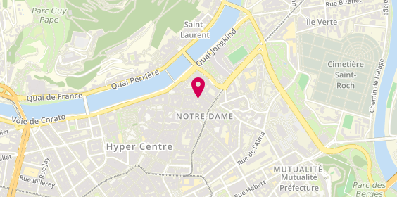 Plan de MOLLARD Florence, 9 Rue Chenoise, 38000 Grenoble