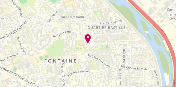Plan de SPOSITO Thibault, 51 Rue Yves Farge, 38600 Fontaine