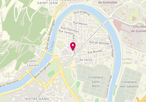 Plan de RAMUSGA RESCA Christelle, 4 Place Docteur Girard, 38000 Grenoble