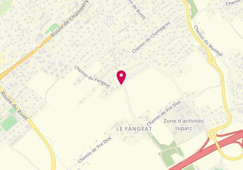 Plan de BUISSON Anne, 674 Chemin le Fangeat, 38330 Saint-Ismier