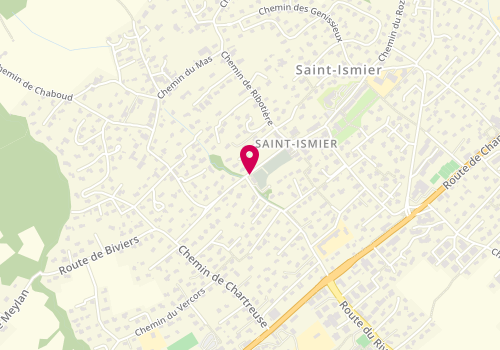 Plan de SILVESTRE Fanny, 332 Chemin du Charmant Som, 38330 Saint-Ismier