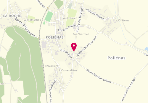 Plan de FRAILE Sonia, Le Village, 38210 Poliénas