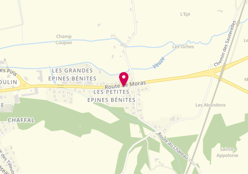 Plan de BOURDAT Nathalie, 320 Route de Moras, 26210 Saint-Sorlin-en-Valloire