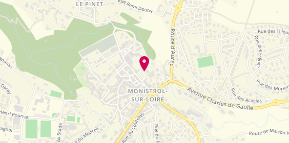 Plan de ABRIAL Ingrid, 12 Place Charbonnel, 43120 Monistrol-sur-Loire