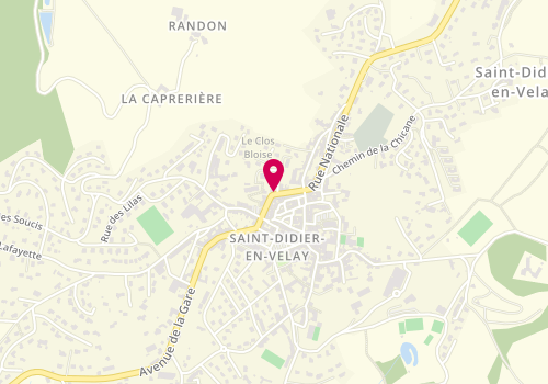 Plan de DARNE Patricia, 23 Route Nationale, 43140 Saint-Didier-en-Velay
