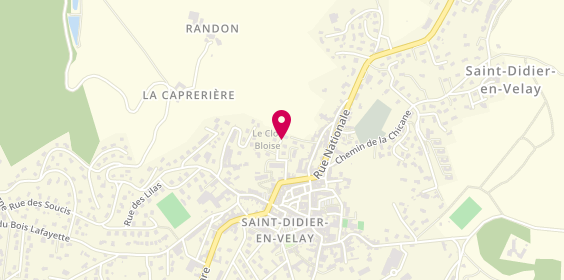 Plan de ADAMO Audrey, 32 Lotissement le Clos, 43140 Saint-Didier-en-Velay