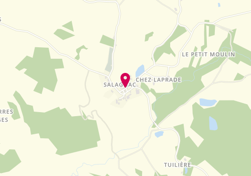 Plan de COLLARD Lucile, Le Bourg, 24160 Salagnac