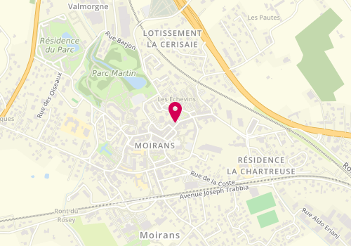 Plan de CHALEON Isabelle, 44 Rue de la République, 38430 Moirans