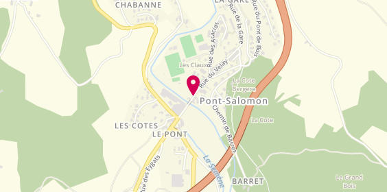 Plan de BONNAVION Stéphanie, Rue du Velay, 43330 Pont-Salomon