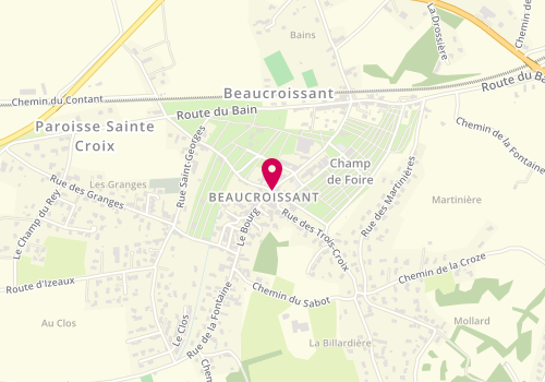 Plan de Nové-JOSSERAND Anne-Laure, 95 Rue du Bourg, 38140 Beaucroissant