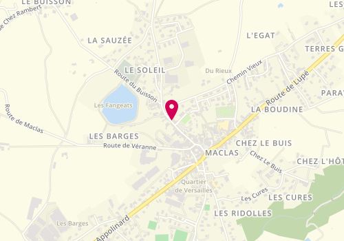 Plan de GAUTHIER Séverine, 14 Route de Pelussin, 42520 Maclas