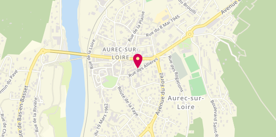 Plan de CONCORDEL Sylvie, 35 Rue des Allieres, 43110 Aurec-sur-Loire