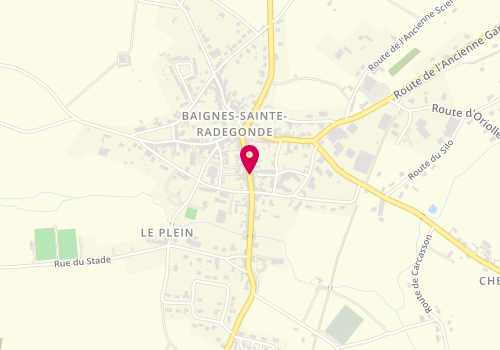 Plan de PIERRE Sonia, 37 Rue du General de Gaulle, 16360 Baignes-Sainte-Radegonde