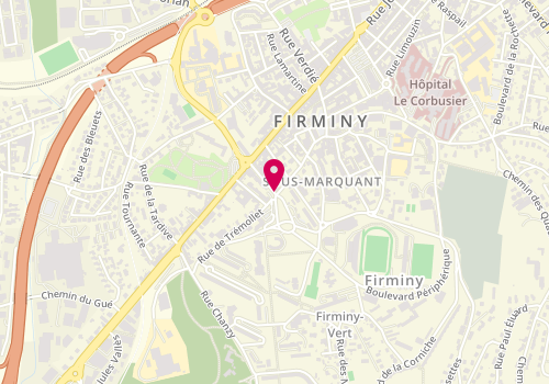 Plan de REYMOND LHOSTE Florence, 15 Rue Tremollet, 42700 Firminy