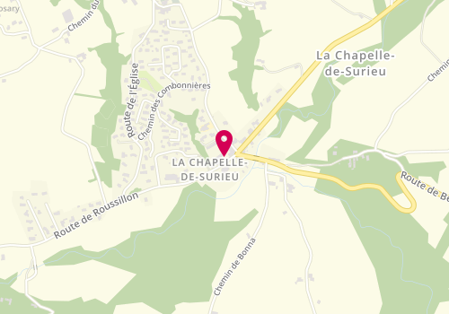 Plan de VIDAL Delphine, 6 Route de Roussillon, 38150 La Chapelle-de-Surieu