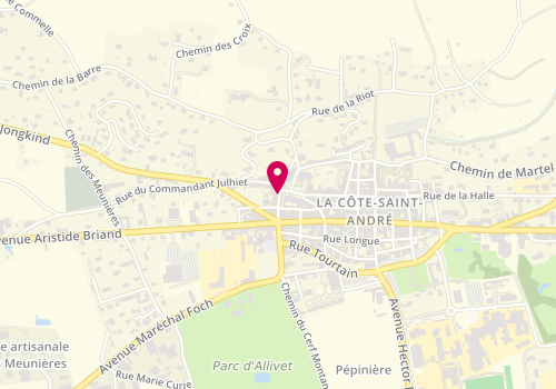 Plan de MARTINEZ Mélanie, 5 Bis Rue des Cordiers, 38260 La Côte-Saint-André