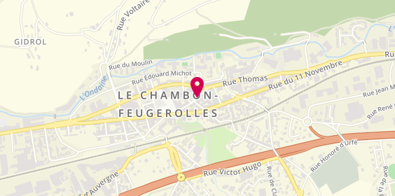 Plan de GRANGE Marlène, 1 Place Claudinon Giraudet, 42500 Le Chambon-Feugerolles