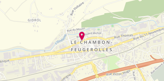 Plan de FERLAY Mathieu, 40 Rue Emile Zola, 42500 Le Chambon-Feugerolles