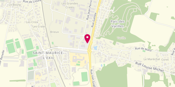 Plan de BARBOUTIE Karine, 130 Rue Jean Perrin, 38550 Saint-Maurice-l'Exil