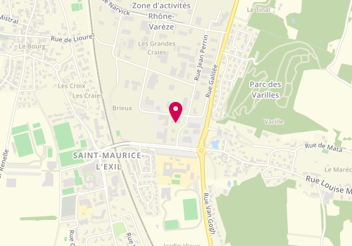 Plan de CLÉMENT Corinne, 6 Rue Denis Papin, 38550 Saint-Maurice-l'Exil