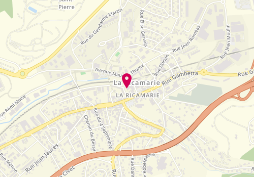 Plan de MERABTI-DIAMORE Catherine, 3 Place Michel Rondet, 42150 La Ricamarie