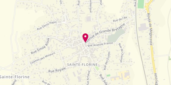 Plan de GLAISE Florence, 44 Place du Docteur Gigante, 43250 Sainte-Florine