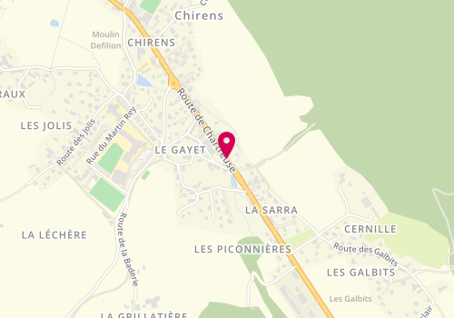 Plan de BESSON Aurélie, 384 Route de Chartreuse, 38850 Chirens