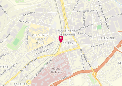 Plan de TERRASSE Denis, 5 Rue Gabriel Péri, 42100 Saint-Étienne