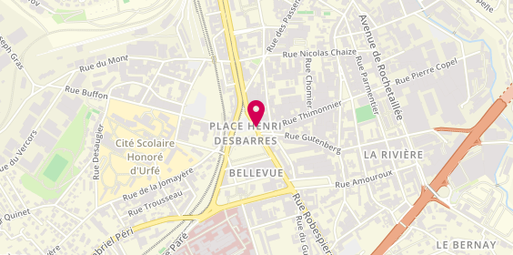 Plan de LEMAITRE Eric, 17 Place Bellevue, 42100 Saint-Étienne