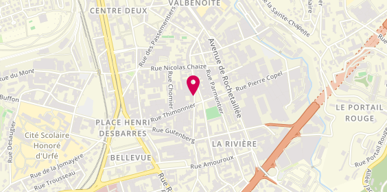 Plan de DUBOIS Juliette, 46 Rue de Champagne, 42100 Saint-Étienne