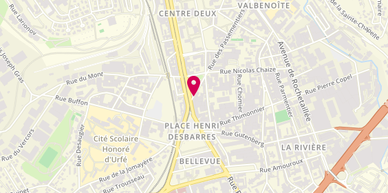 Plan de MARLHIOUD Laurie, 73 Rue des Passementiers, 42100 Saint-Étienne