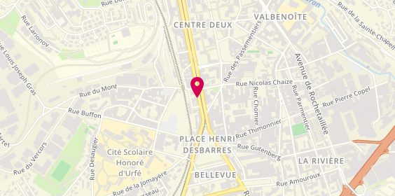 Plan de DJAMBOULIAN Olivier, 84 Rue des Docteurs Charcot, 42000 Saint-Étienne
