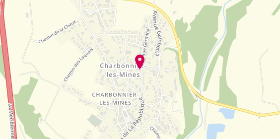 Plan de BIZOUERNE Isabelle, 2 Rue Pasteur, 63340 Charbonnier-les-Mines
