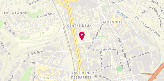 Plan de KEMMEUGNE Hortence, 23 Place du Bicentenaire, 42000 Saint-Étienne