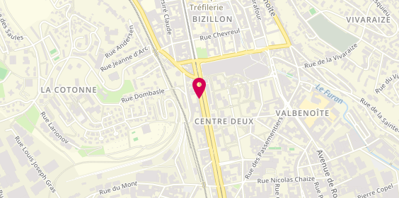 Plan de TOINET Cyril, 26 Rue des Docteurs Charcot, 42100 Saint-Étienne