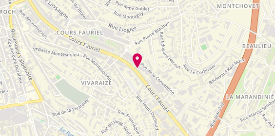 Plan de VUILLET Florence, 67 Bis Cours Fauriel, 42100 Saint-Étienne