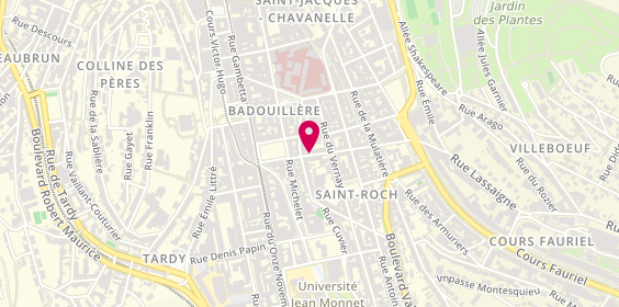 Plan de ISSLER Maxime, 5 Rue des Francs Macons, 42000 Saint-Étienne