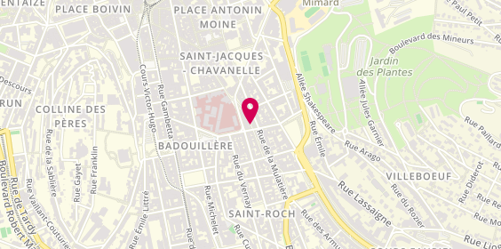 Plan de GIRARD Isabelle, 4 Place Fourneyron, 42100 Saint-Étienne